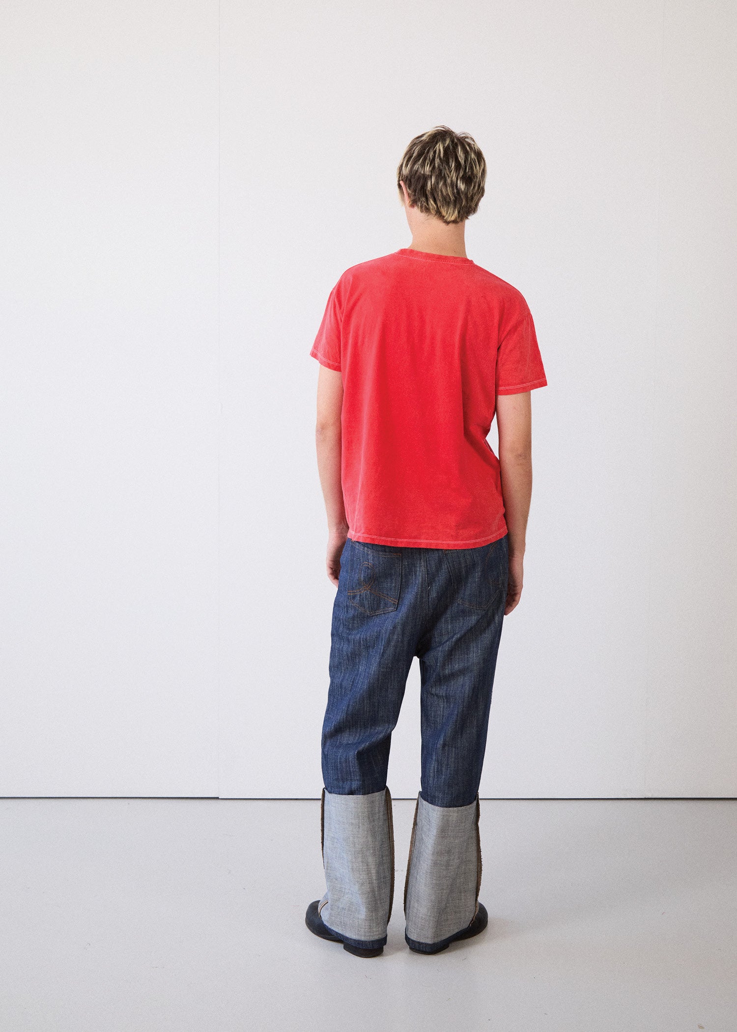 Turn-Up Drop-Down Jeans