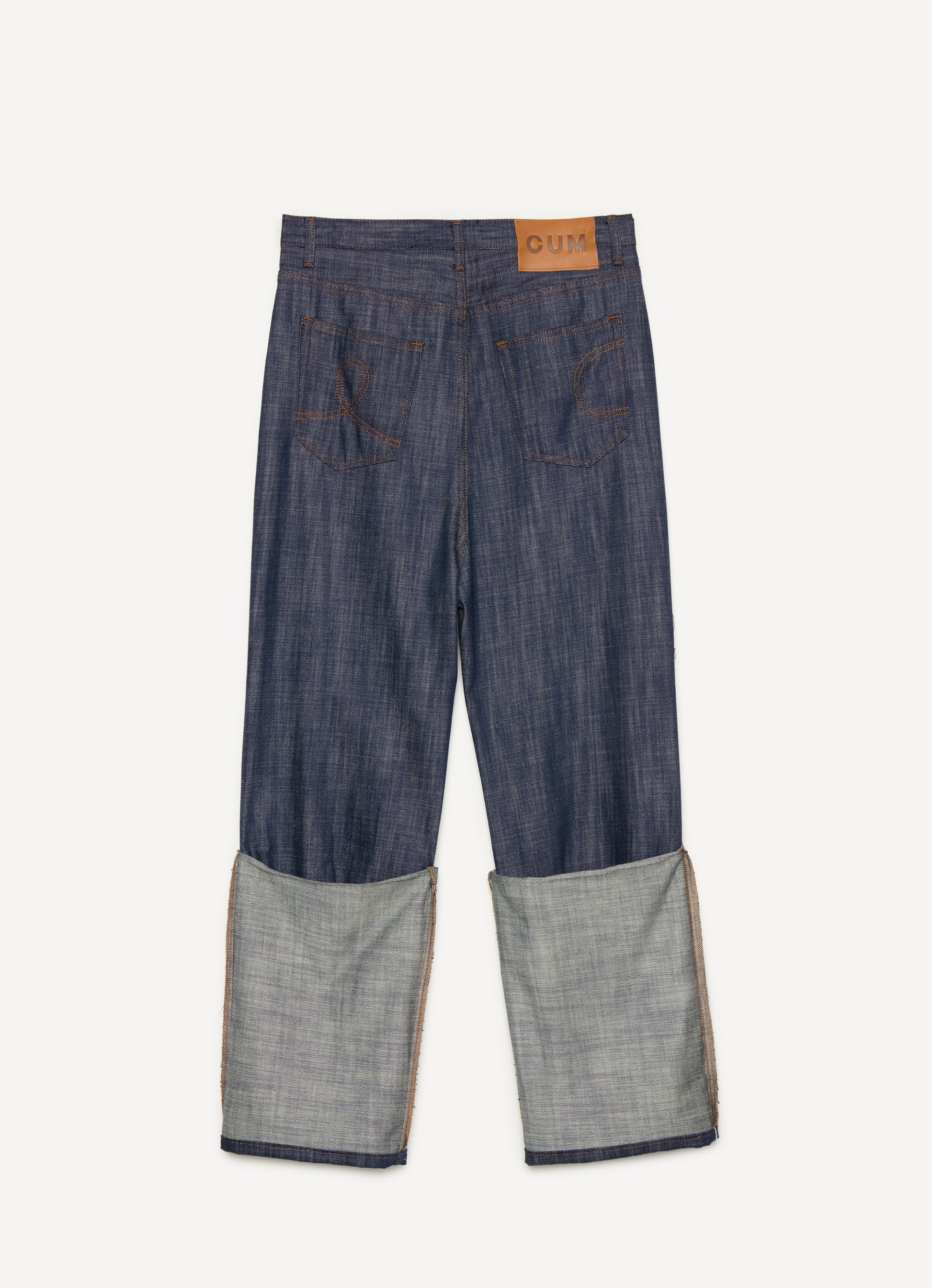 Turn-Up Drop-Down Jeans