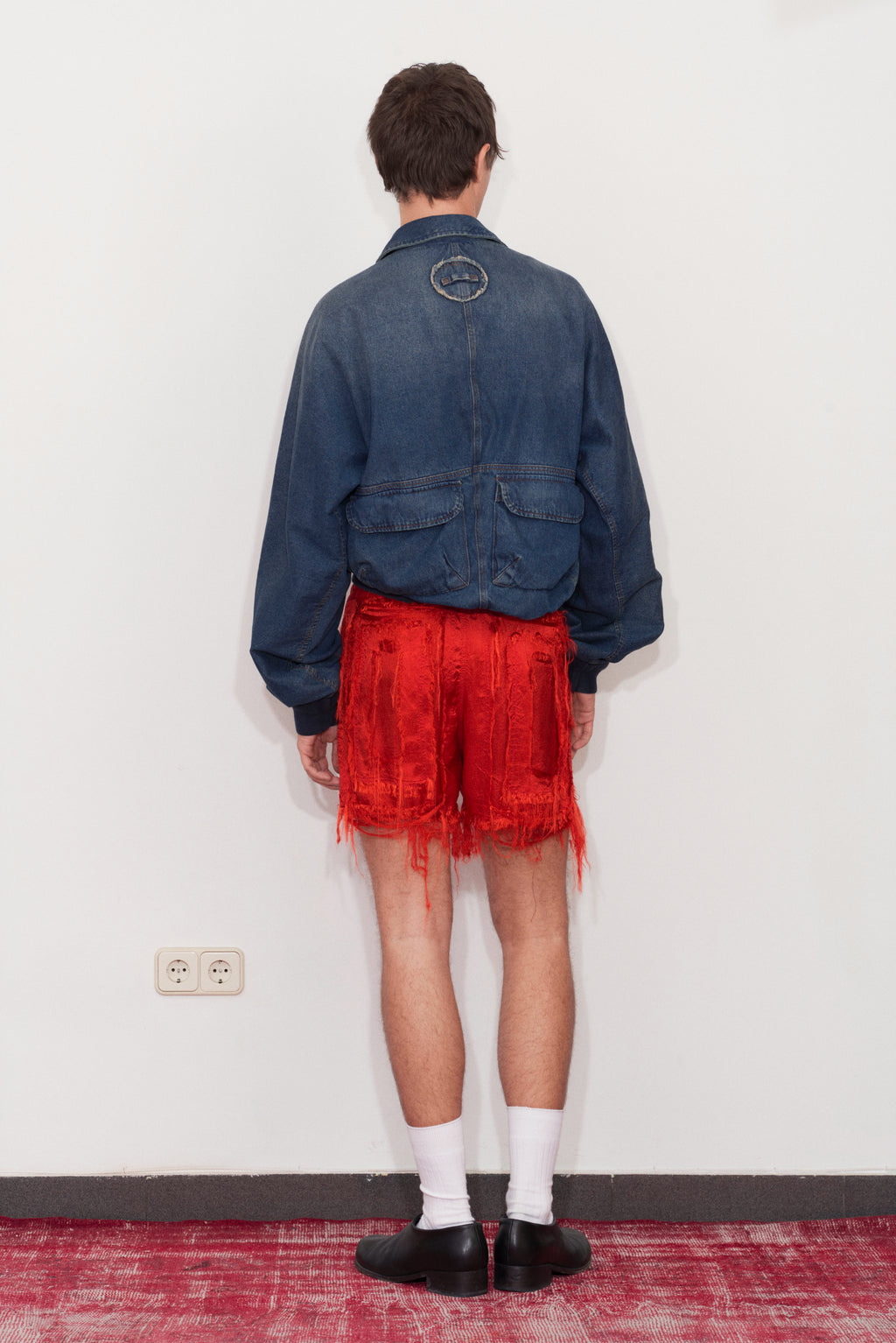 Bottom Heavy Denim Bomber