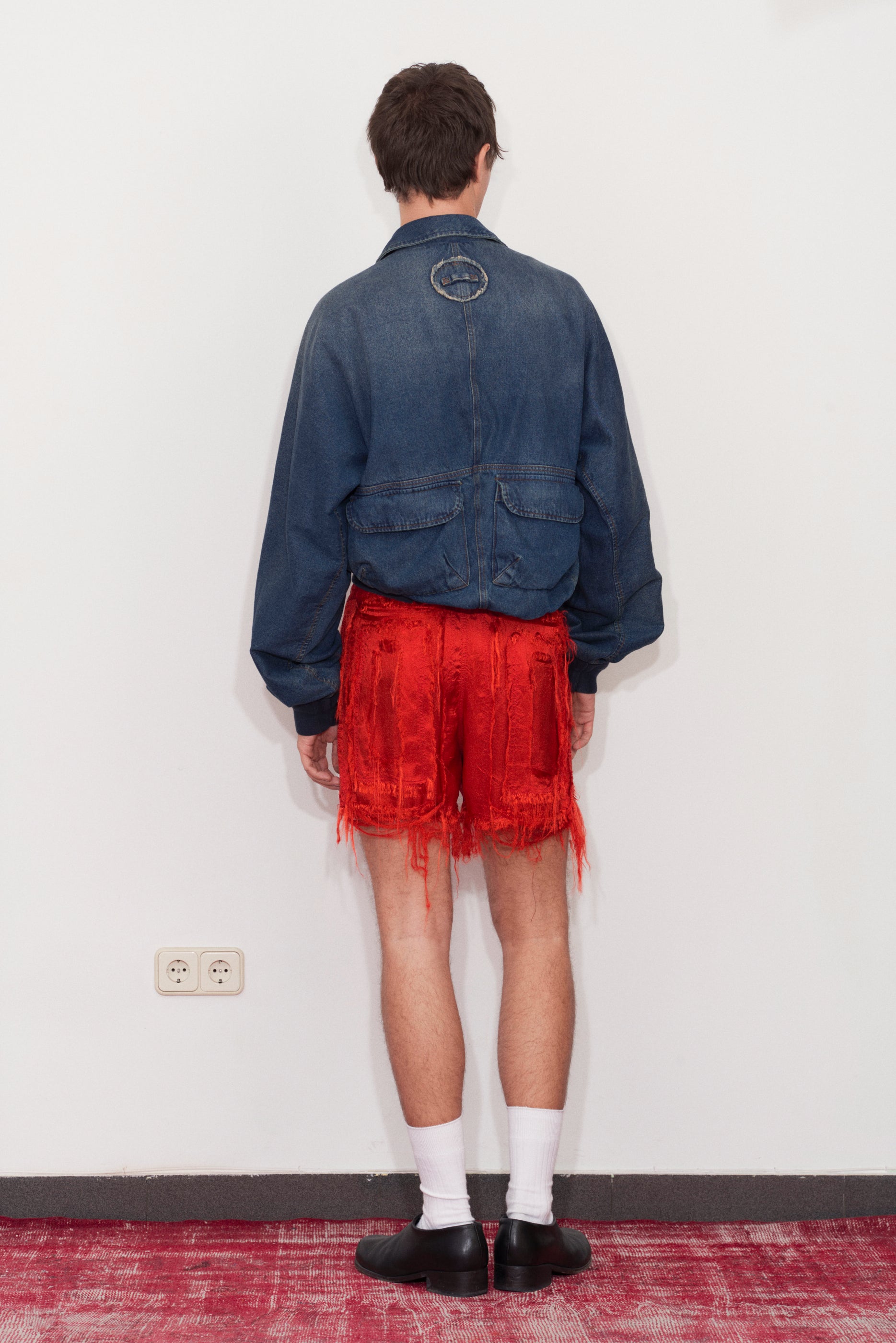 Bottom Heavy Denim Bomber