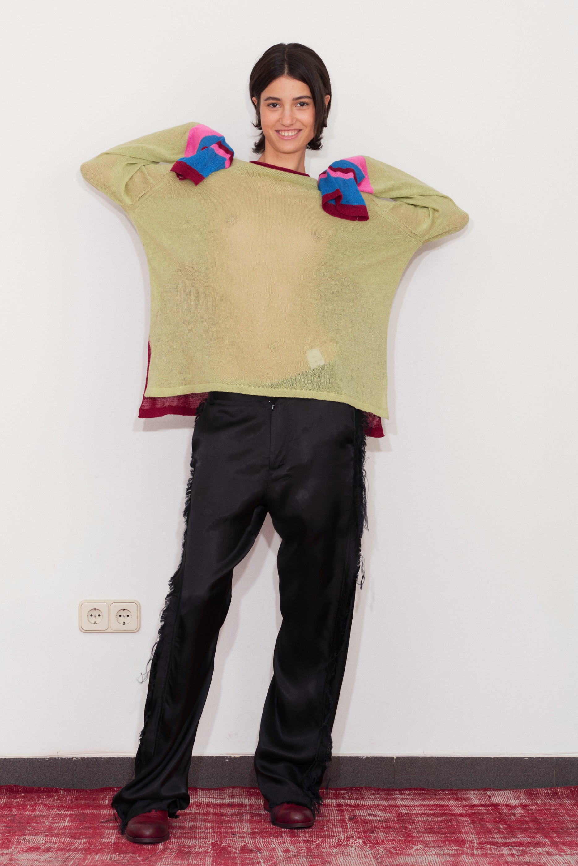 Half Moon Sweater Pistacho