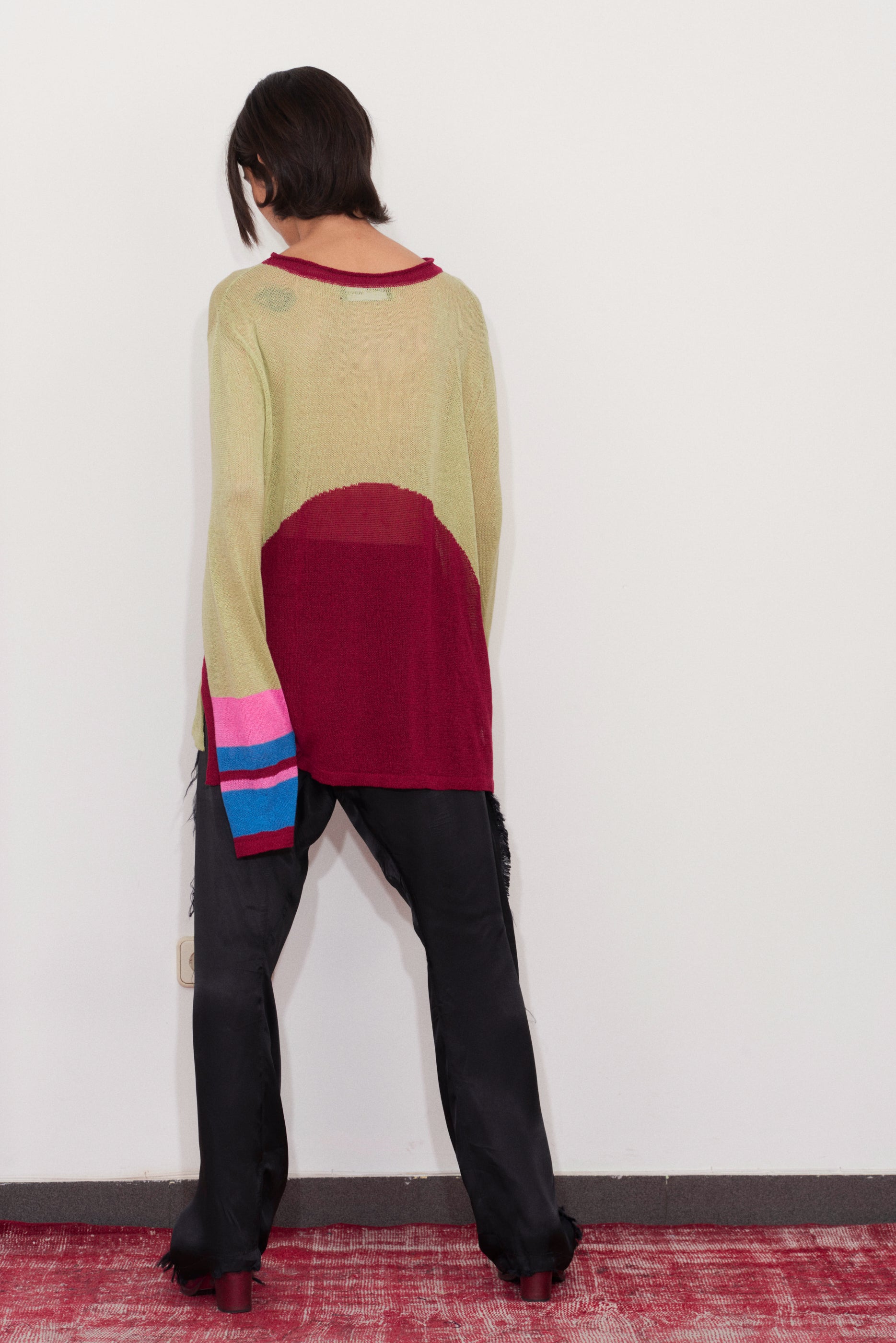 Half Moon Sweater Pistacho