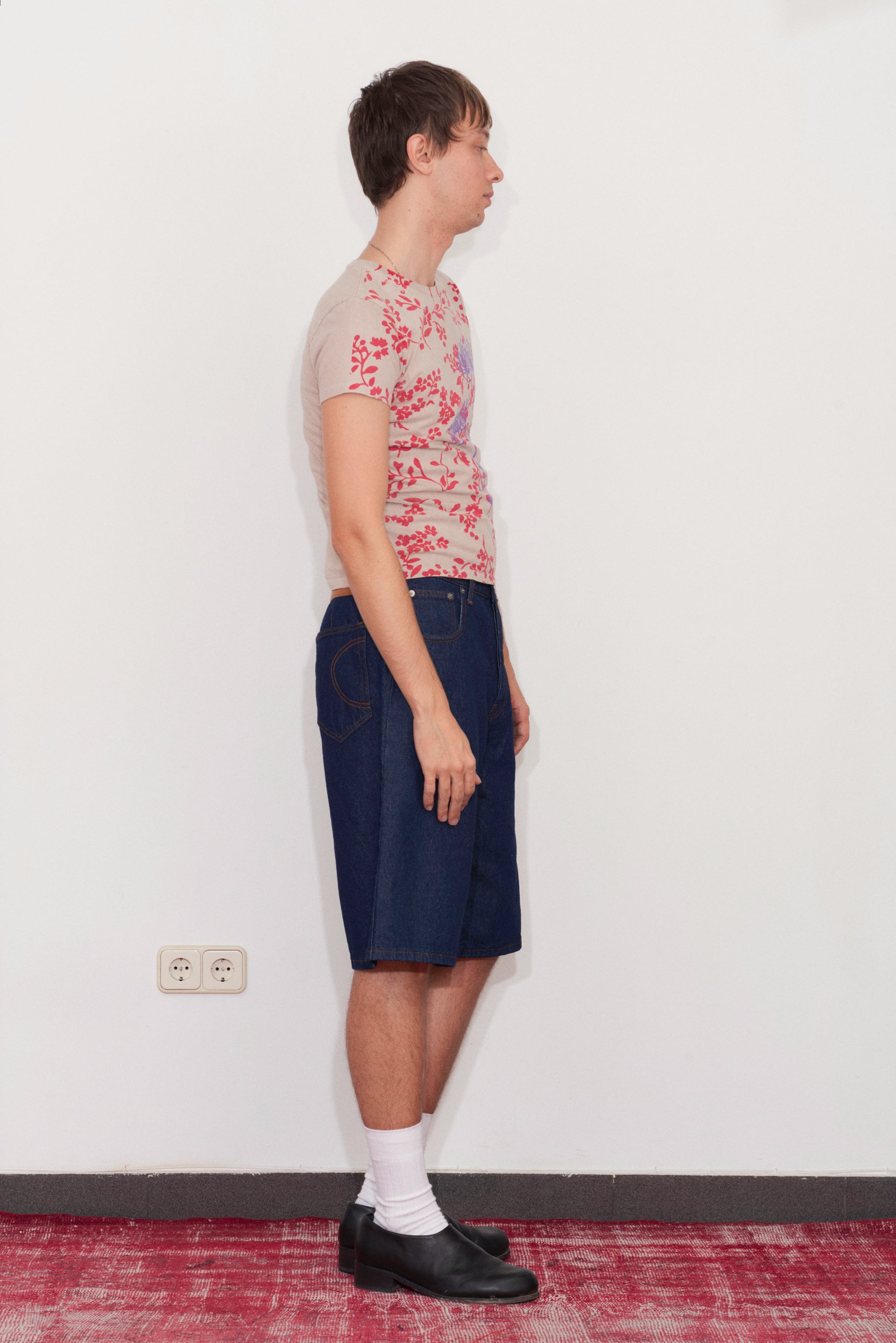 I Fell in the Garden Fitted Tee