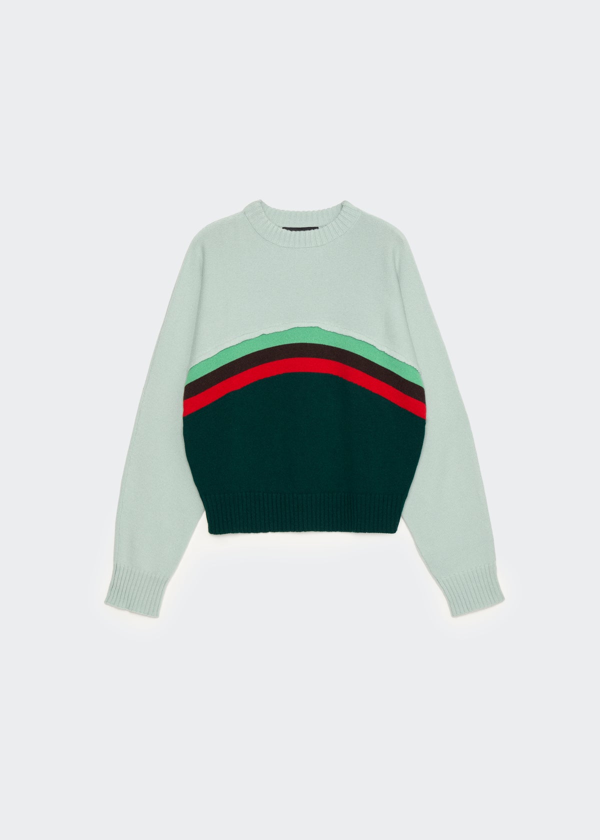 Stacked Bat Sweater Mint