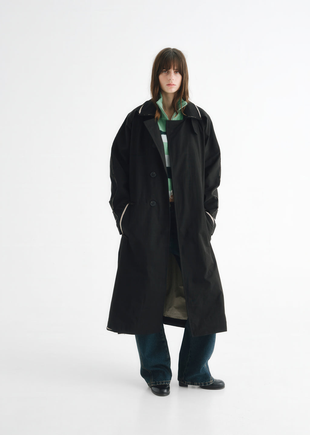 Cutaway Trench Coat
