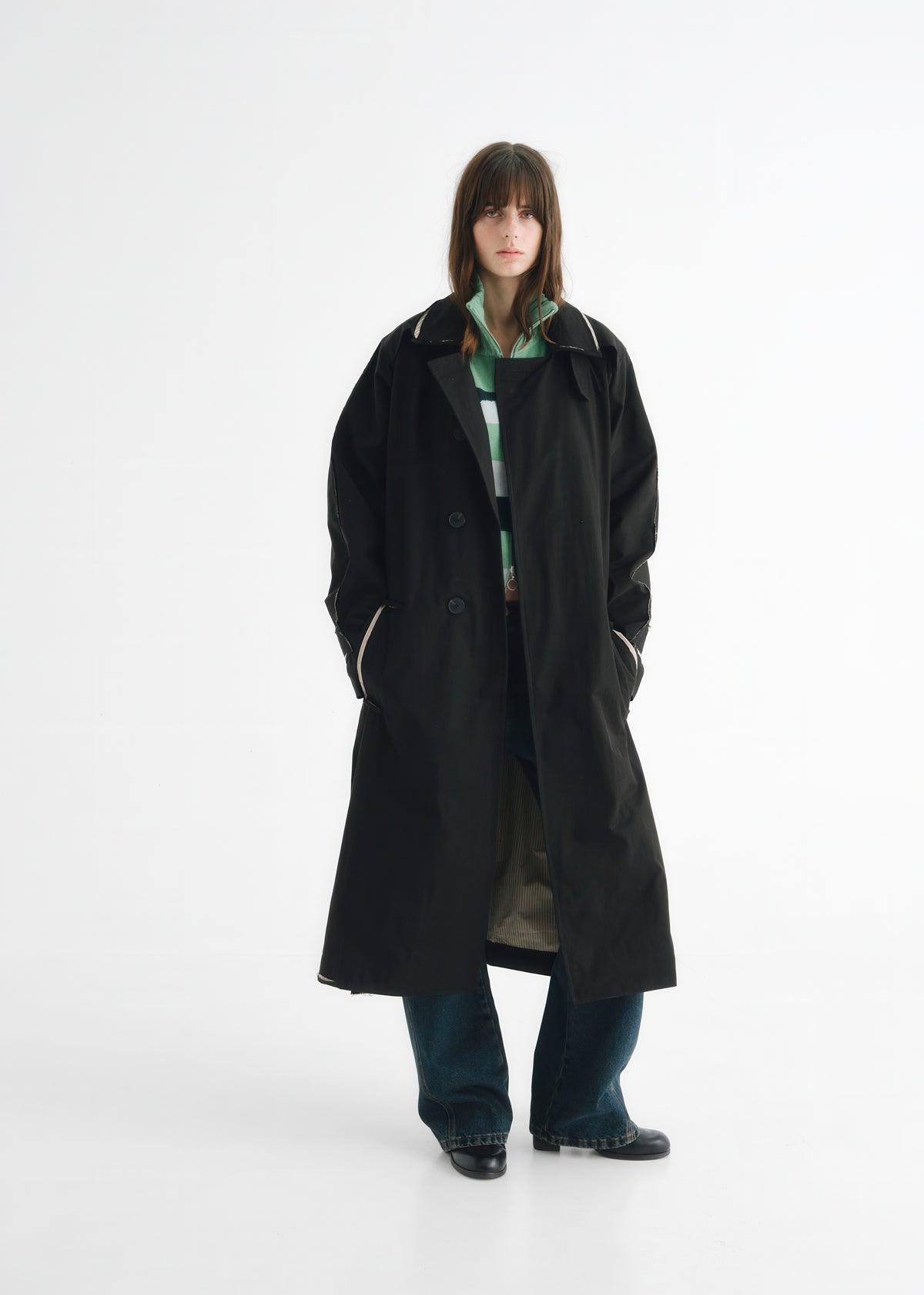 Cutaway Trench Coat