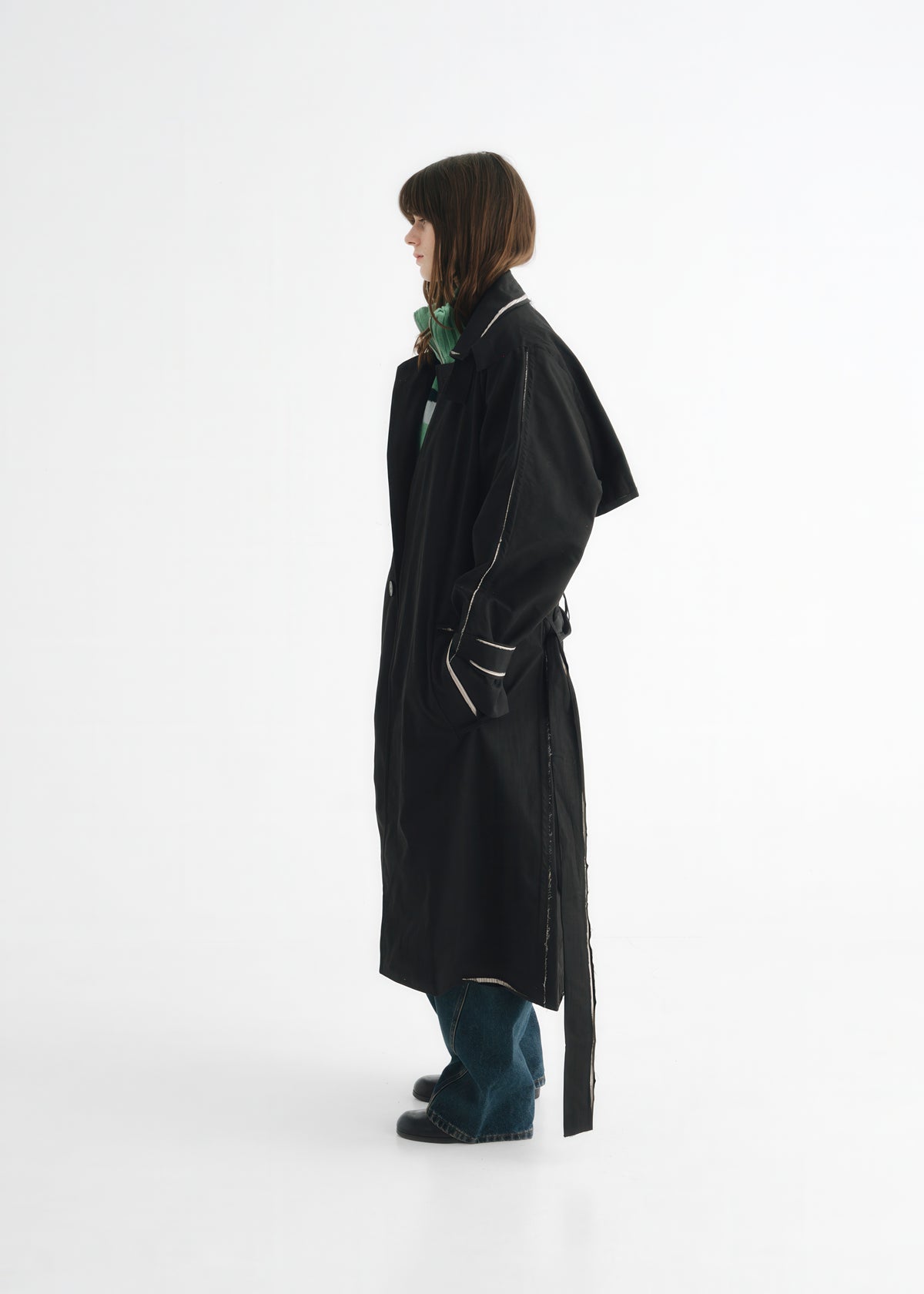 Cutaway Trench Coat