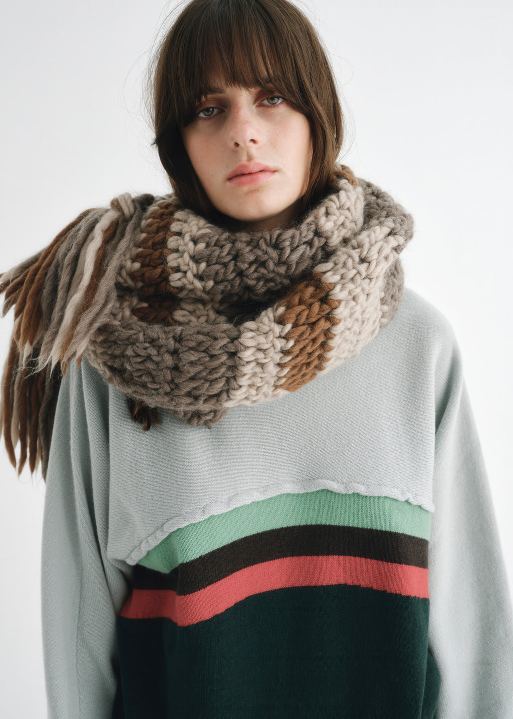 Stacked Bat Sweater Mint