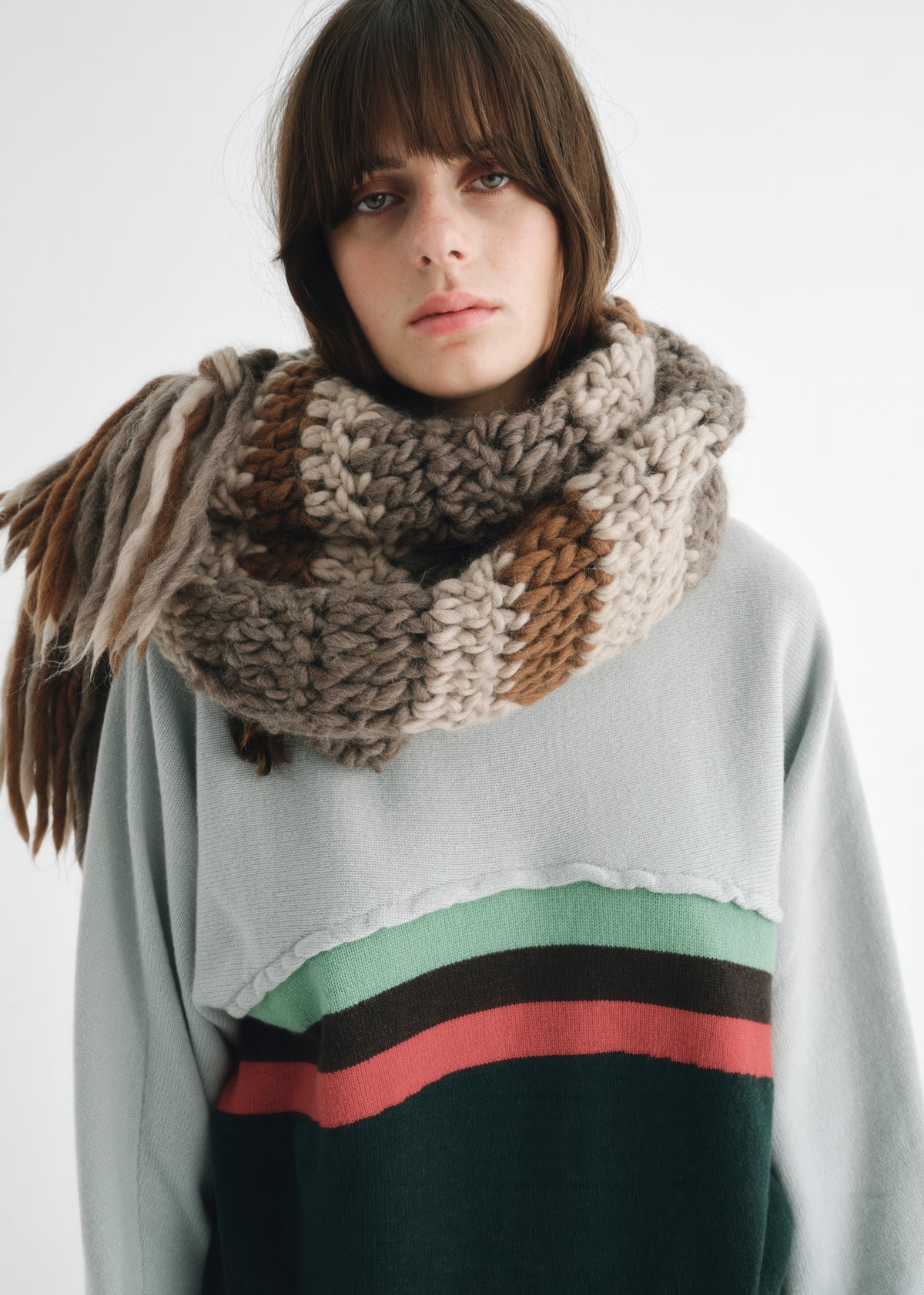 Stacked Bat Sweater Mint