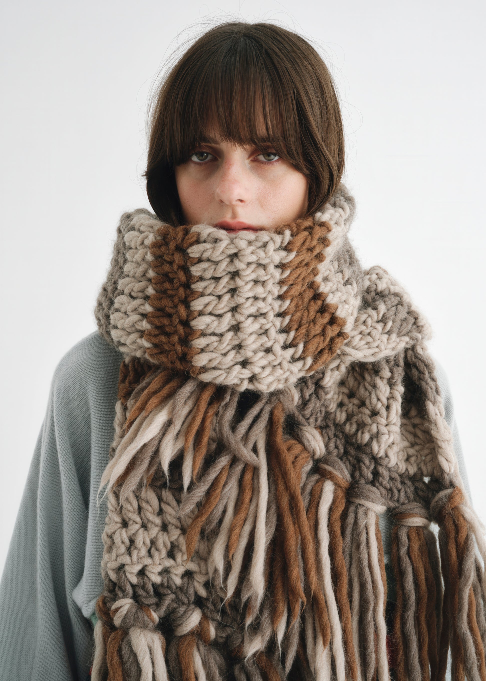 Hand-Crochet Swathe - Scarf 1.9 x 0.36 MTR