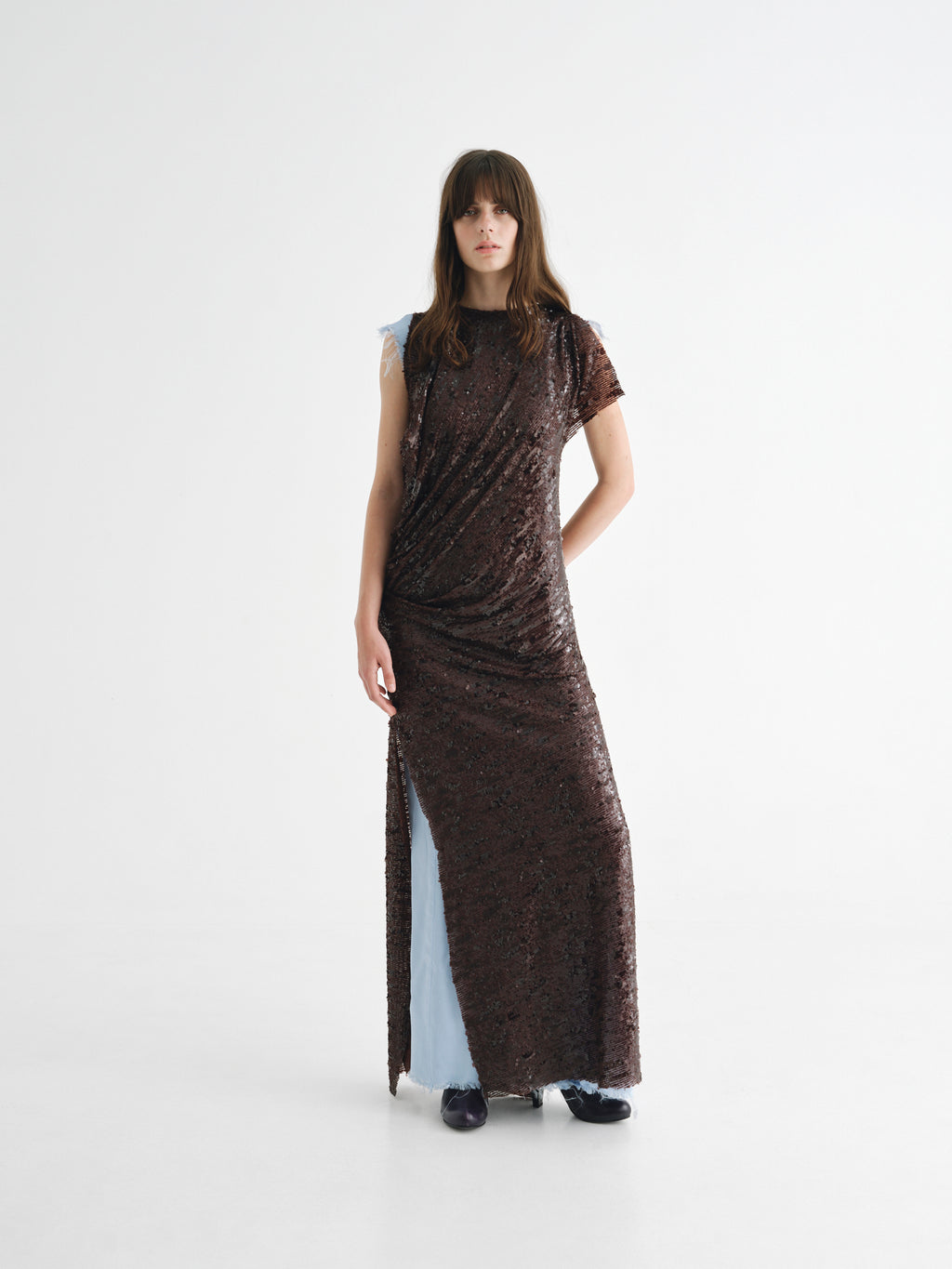 Droopy Drape Gown