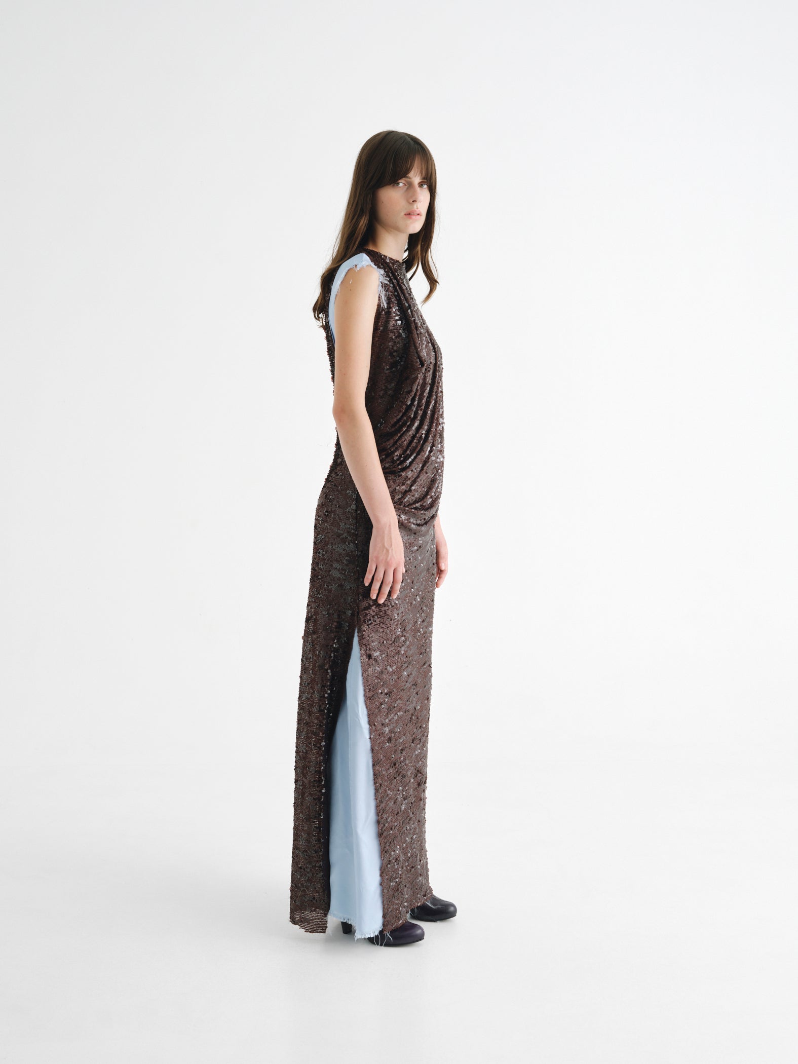 Droopy Drape Gown