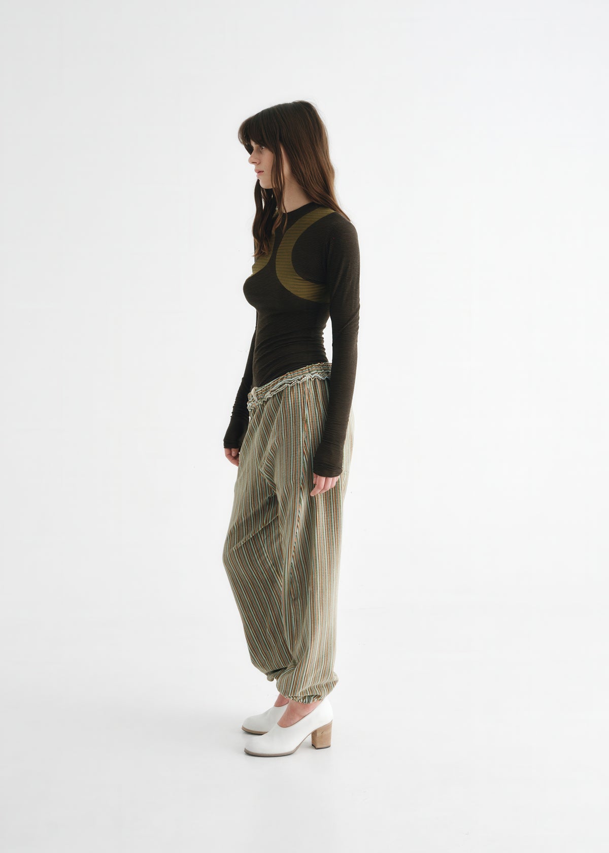 Womens Collar Bone Jersey Top