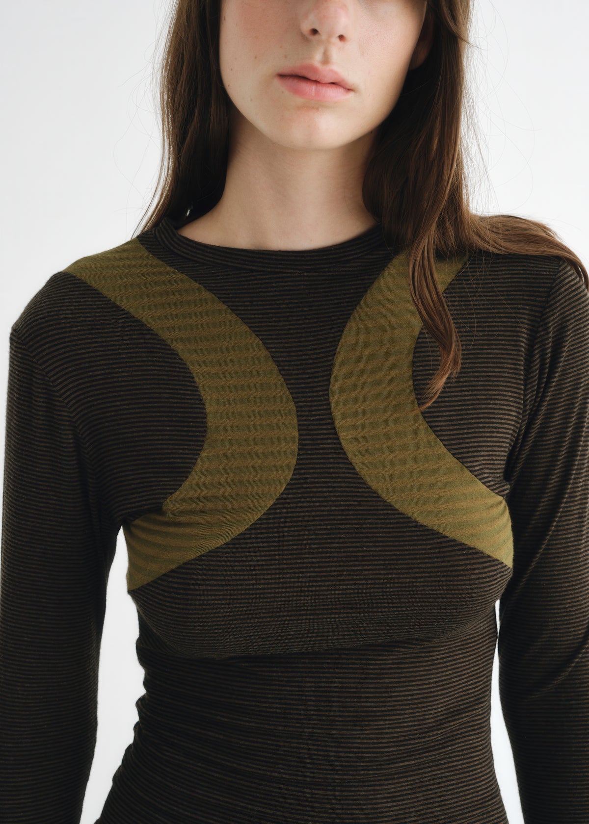 Womens Collar Bone Jersey Top