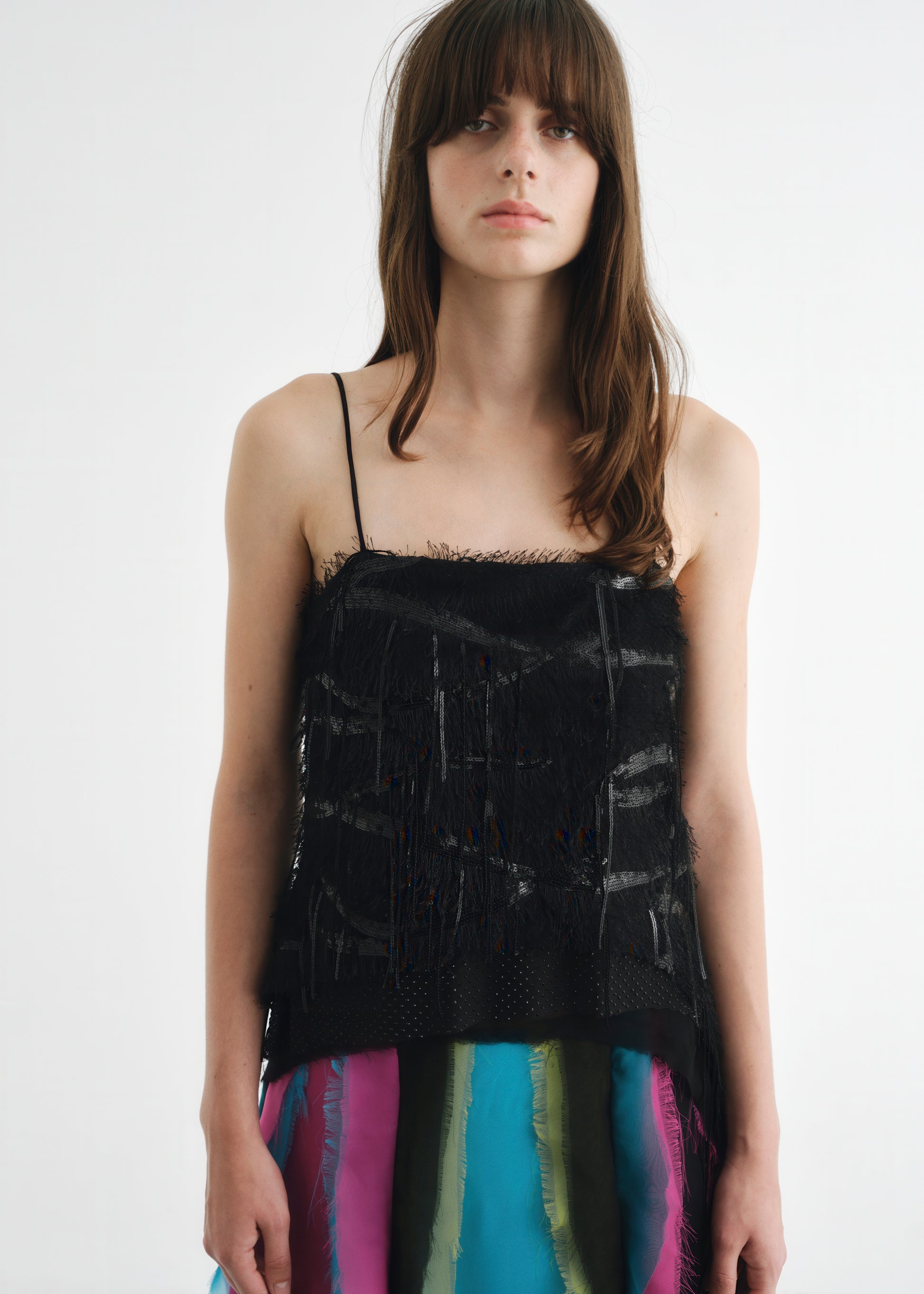 Dripping Collage Cami Top