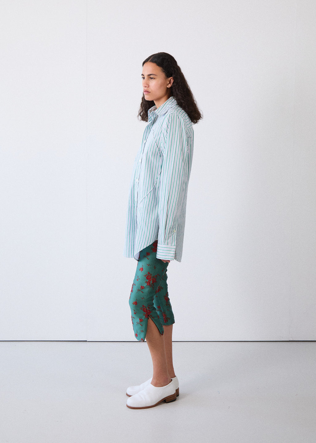 Pin-Tuck Lung Shirt