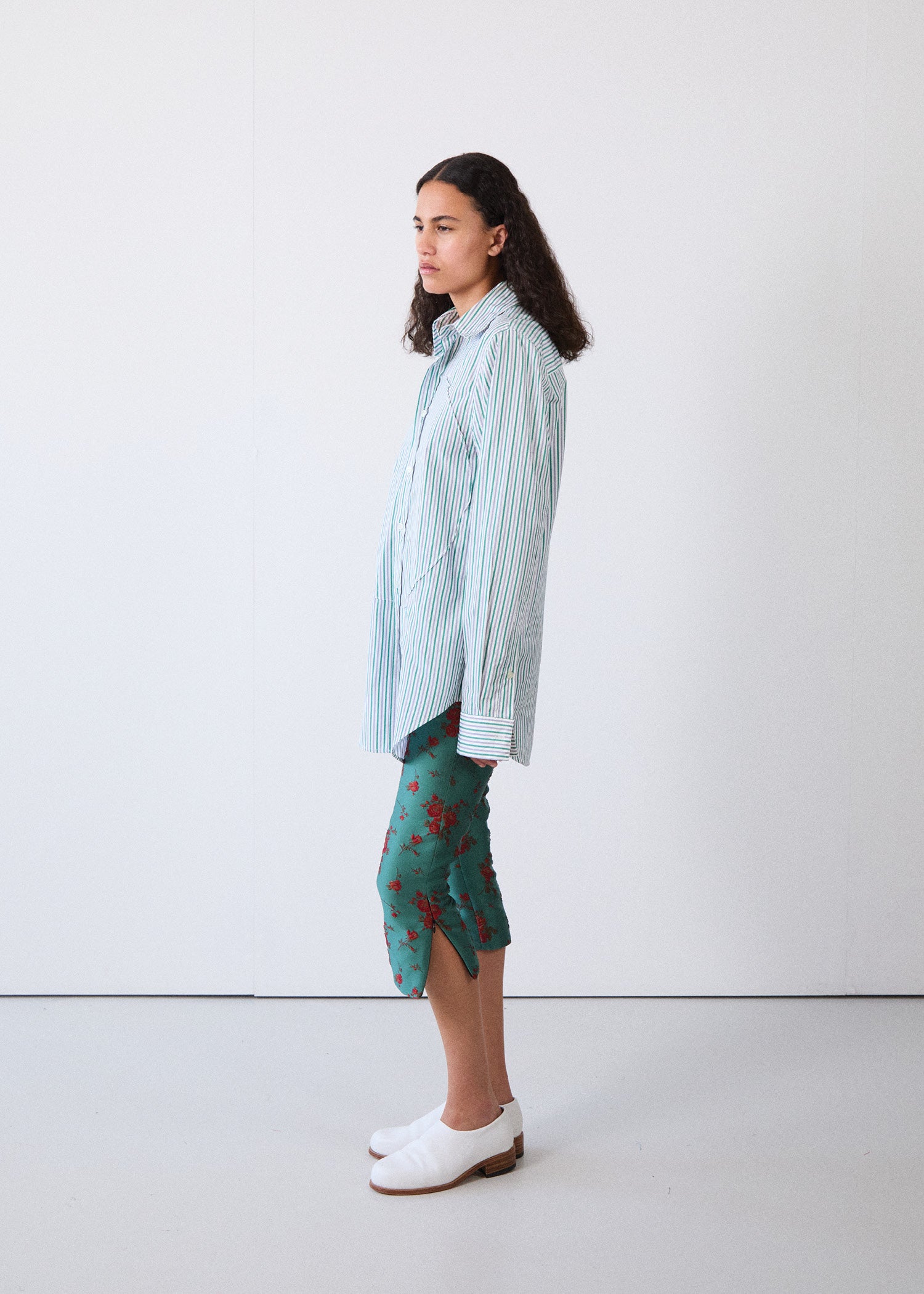 Pin-Tuck Lung Shirt