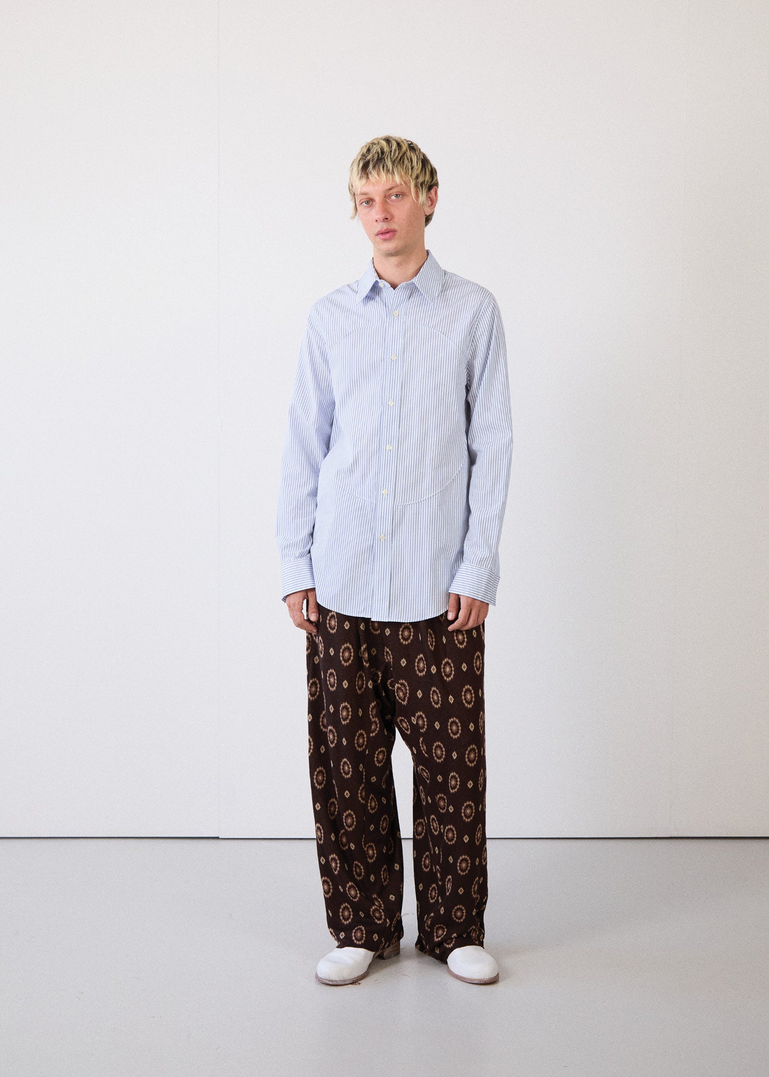 Pin-Tuck Lung Shirt