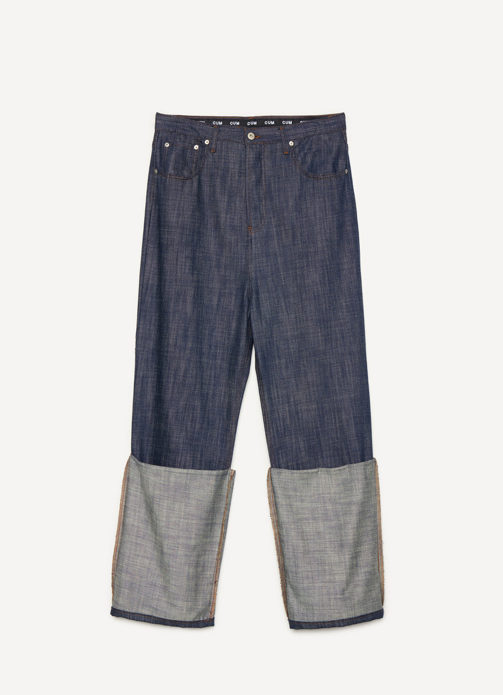 Turn-Up Drop-Down Jeans