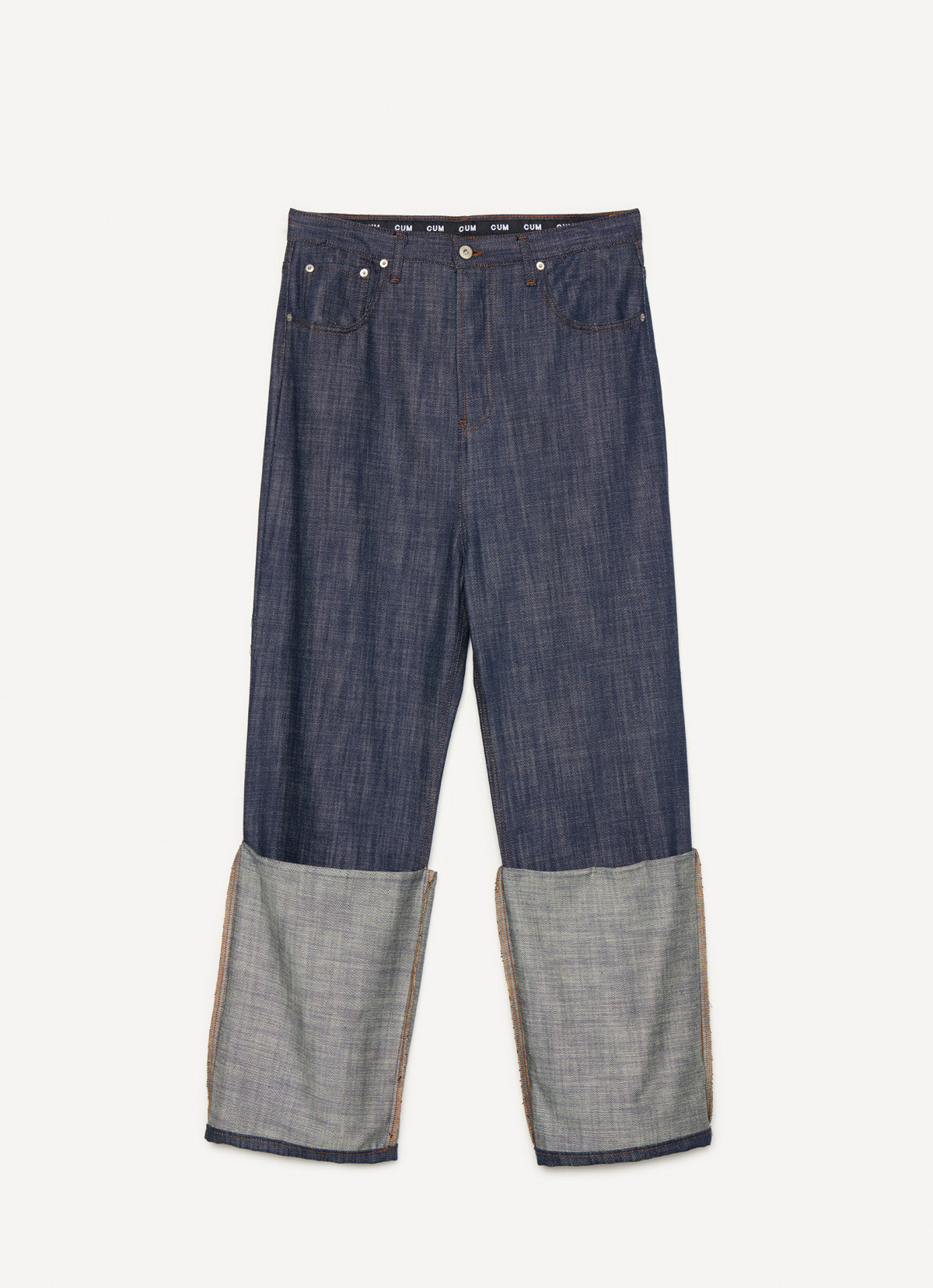 Turn-Up Drop-Down Jeans