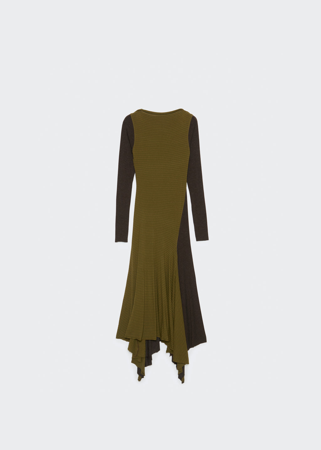 Womens Collar Bone Jersey Dress