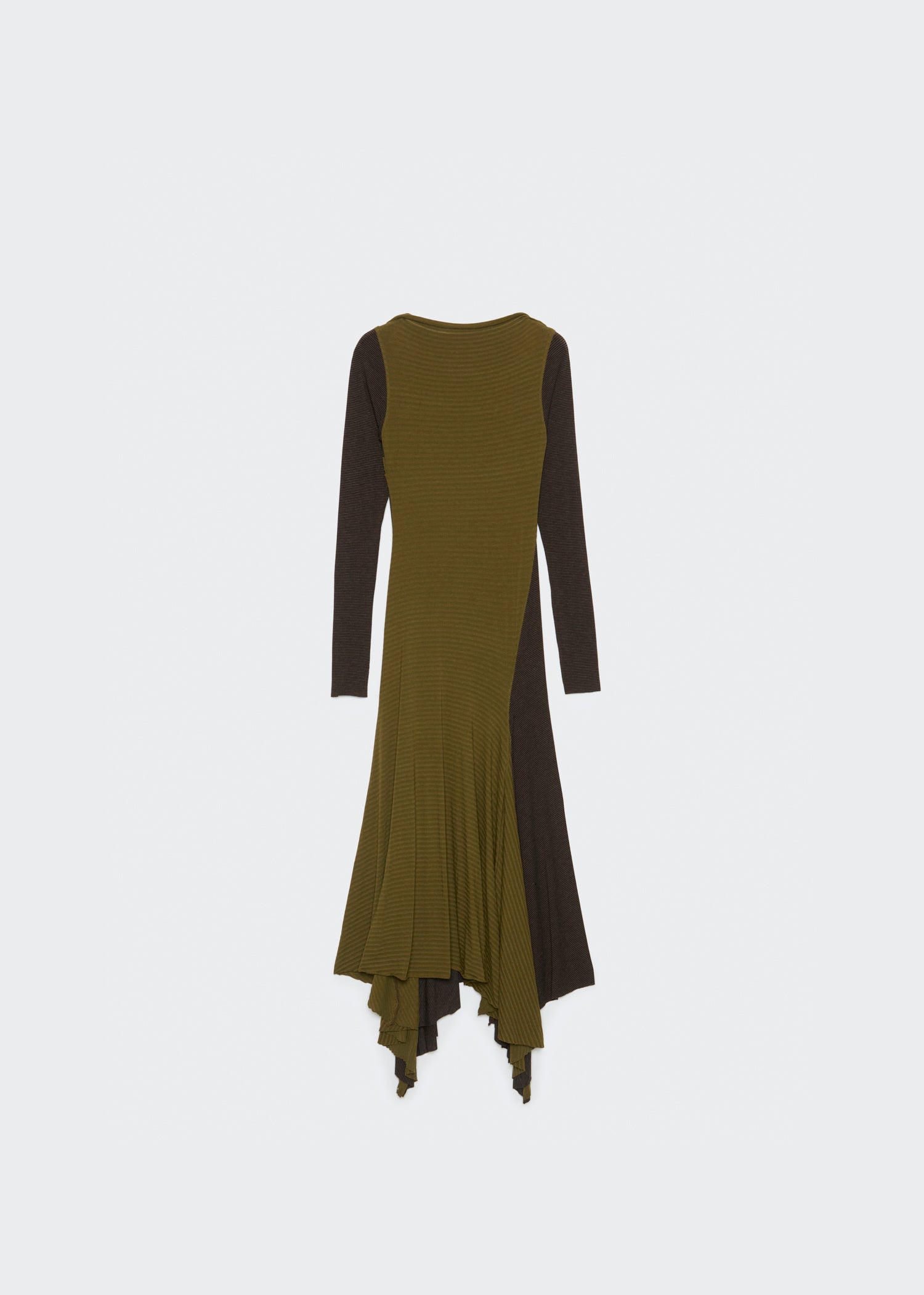 Womens Collar Bone Jersey Dress