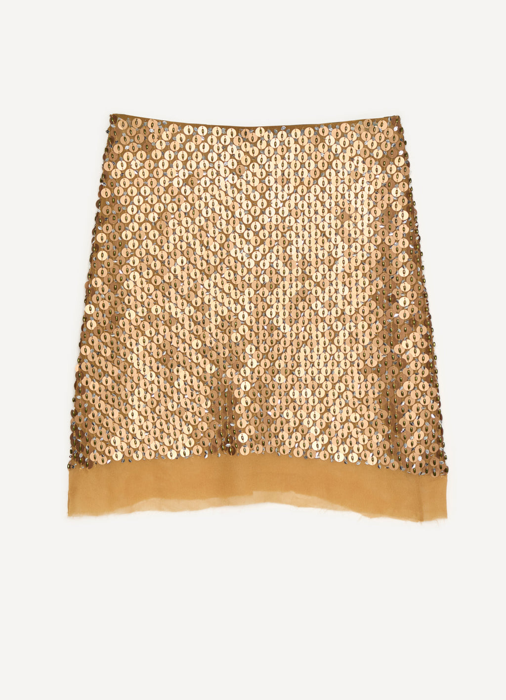 Hand Embroidered Sequin Skirt