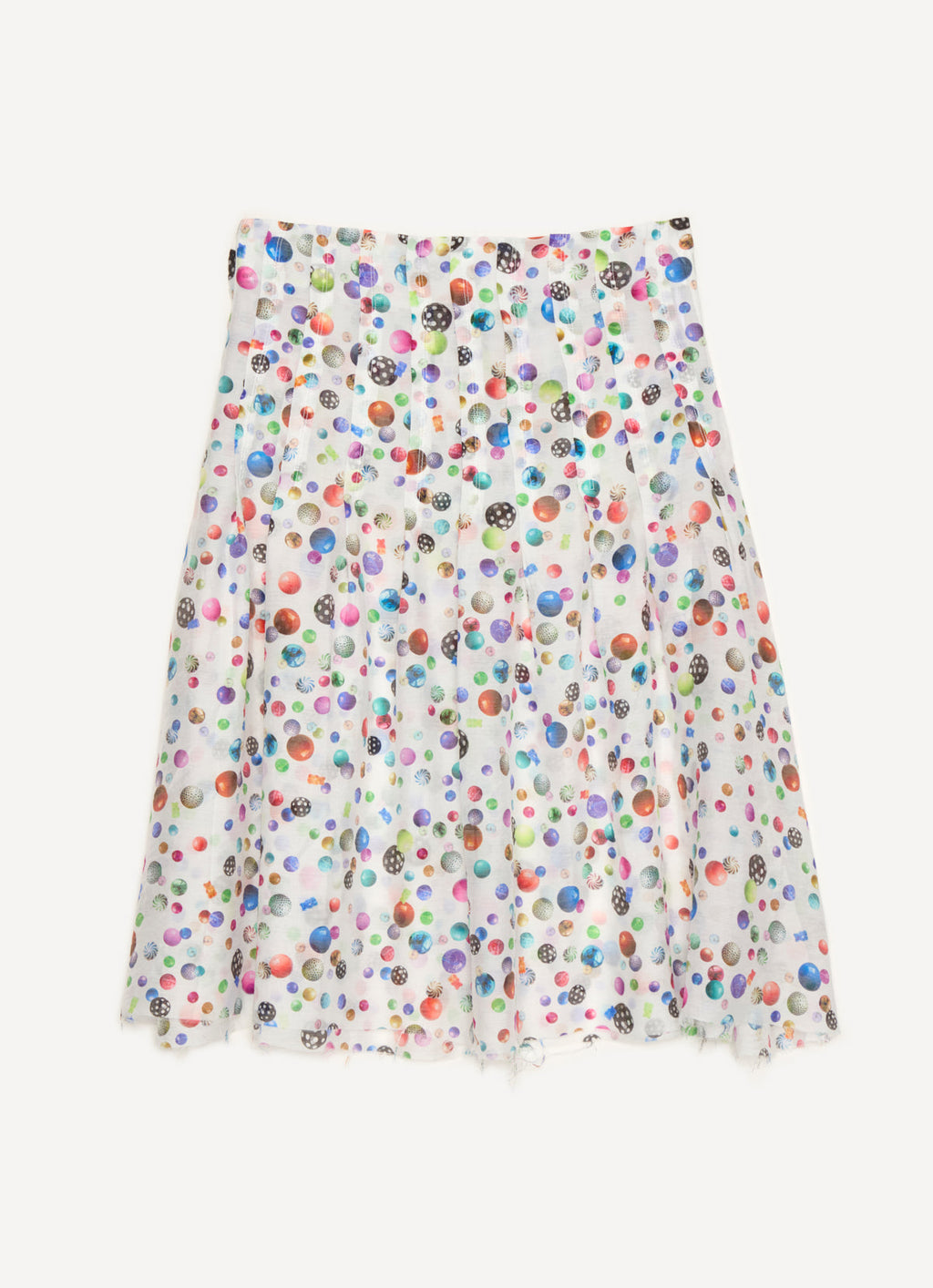 Shower Bead Pleat Around Skirt