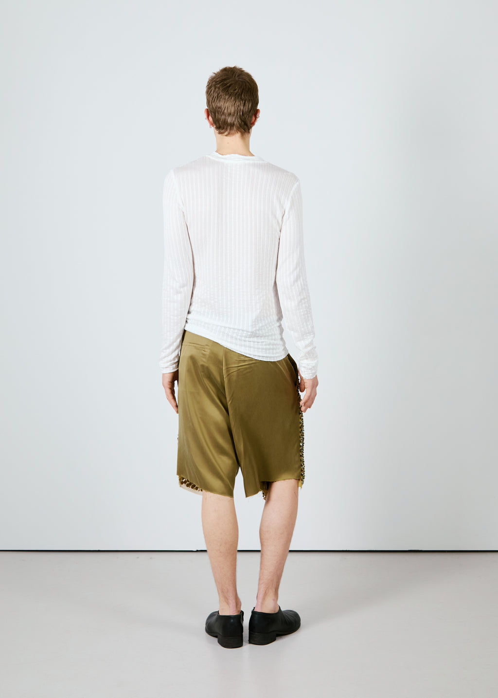 Hand Embroidered Tailored Short