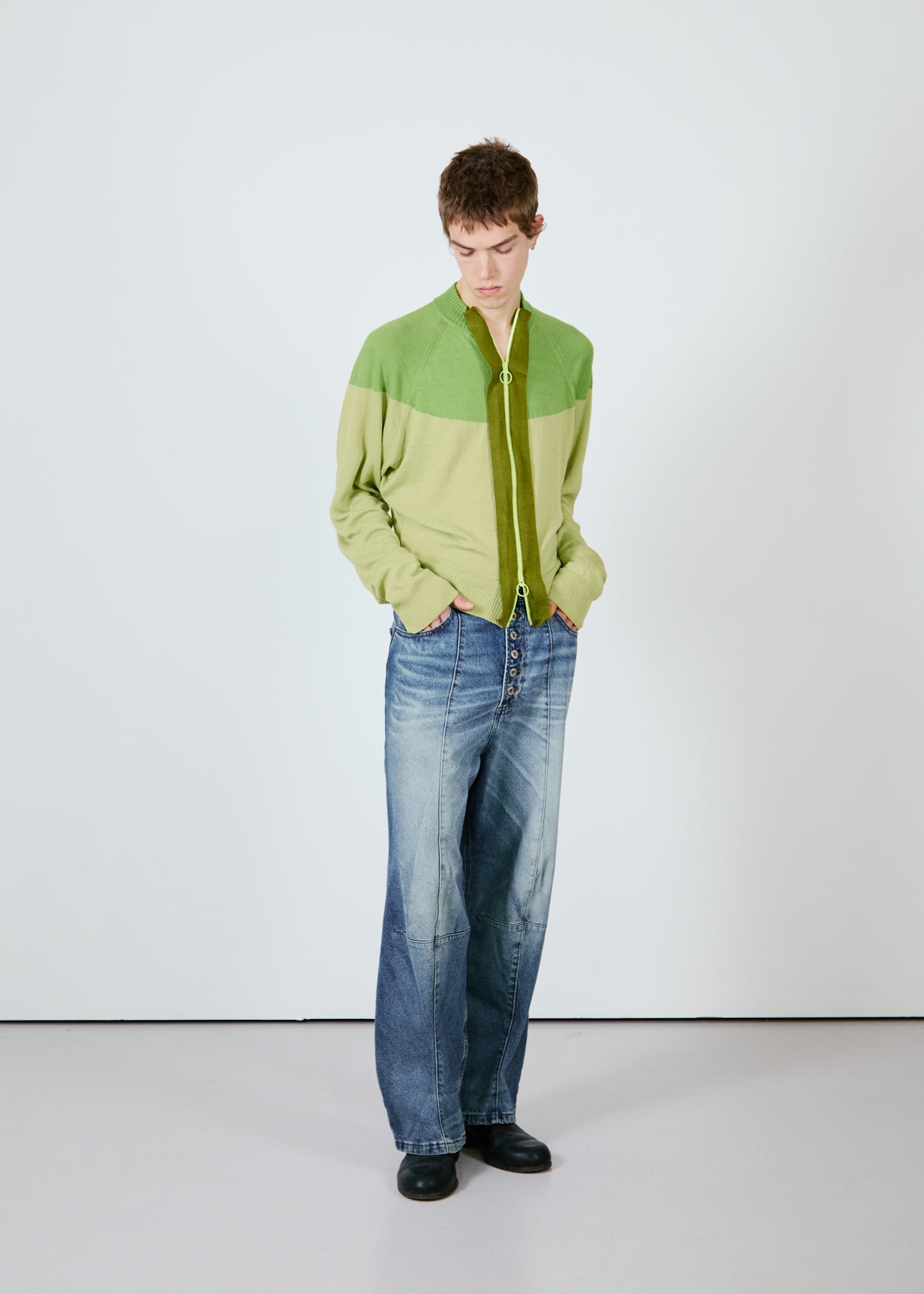 Half Moon Racer Zip-Up