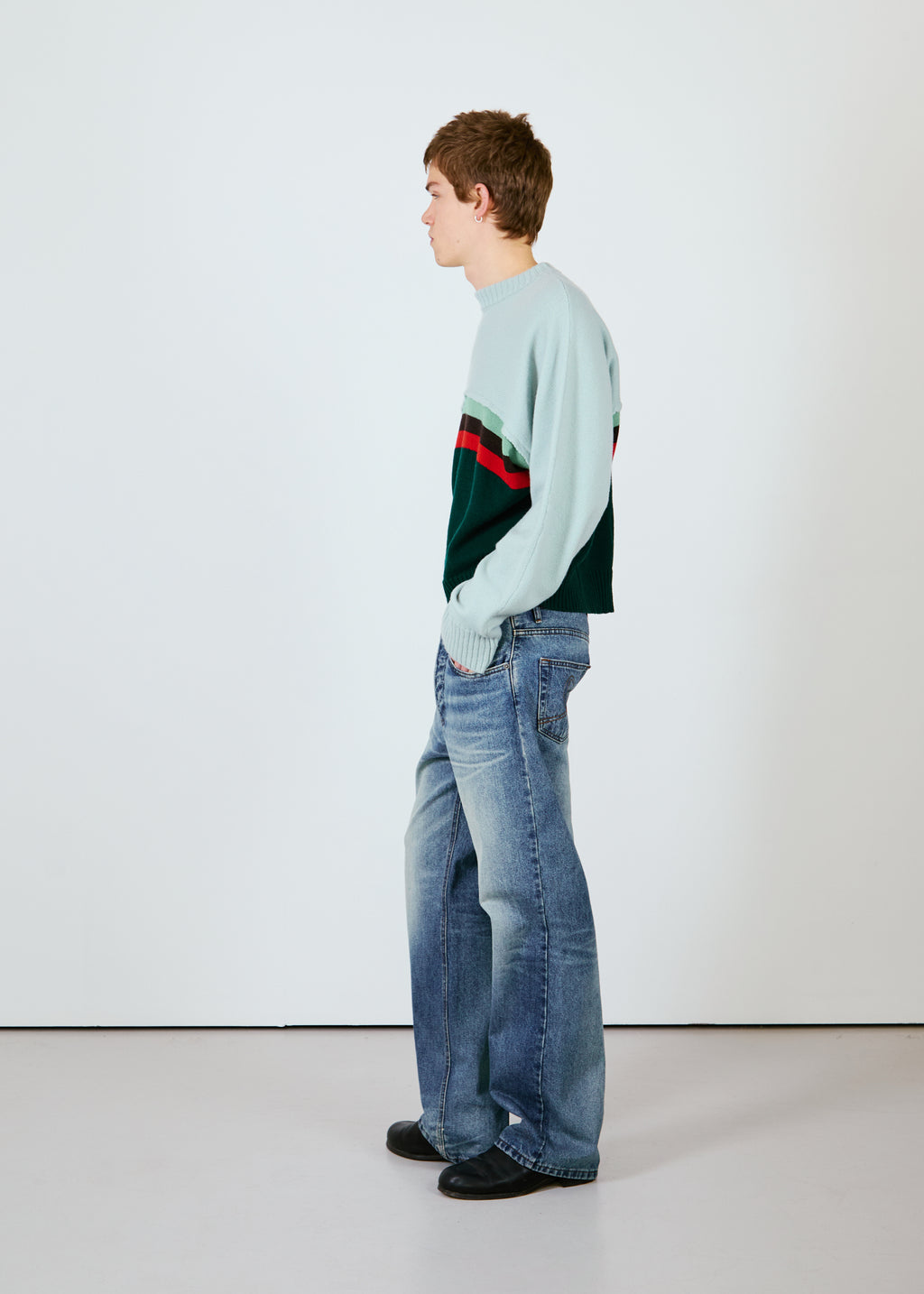 Stacked Bat Sweater