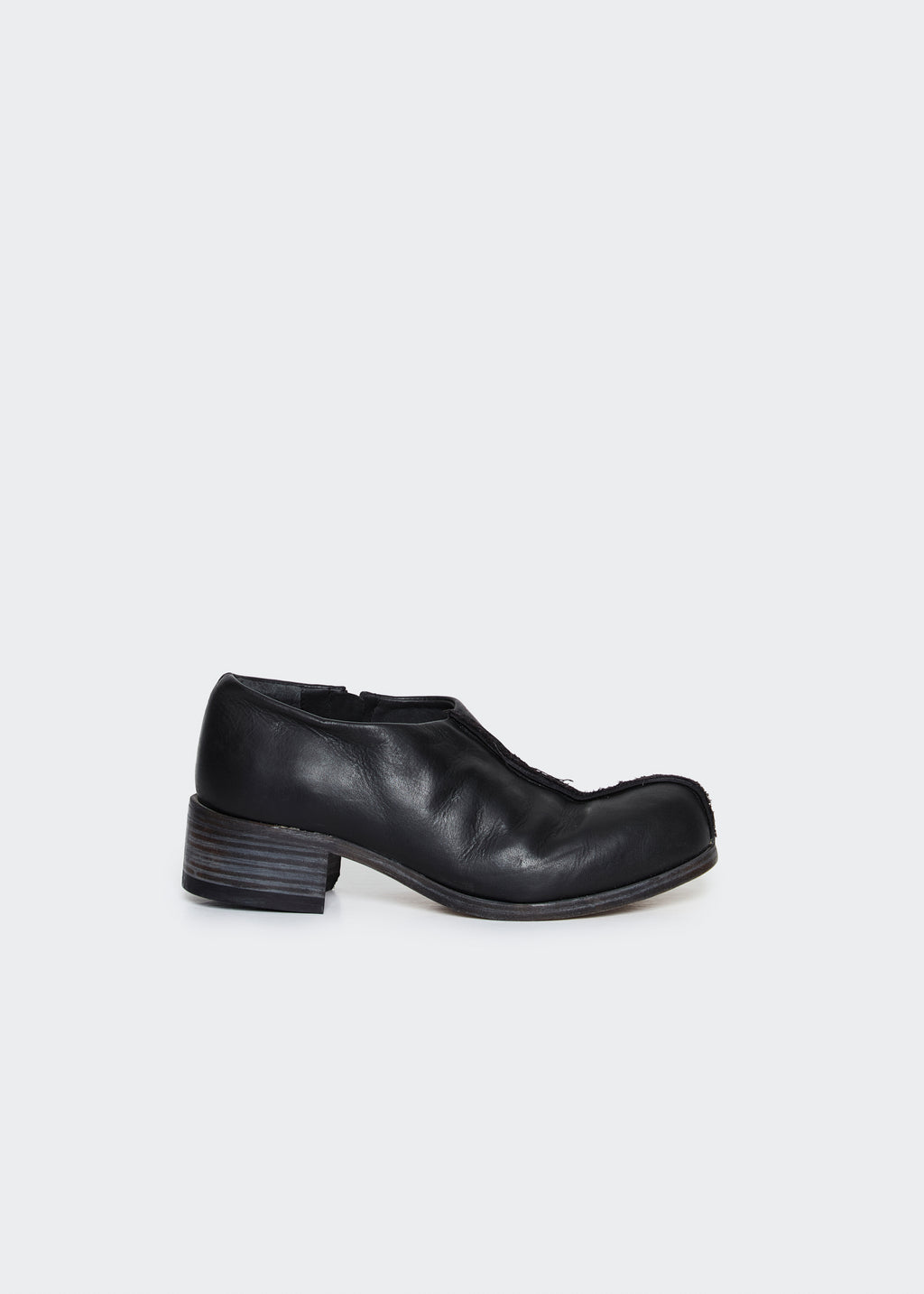 Ripper Zipper Stacked Heel Womens