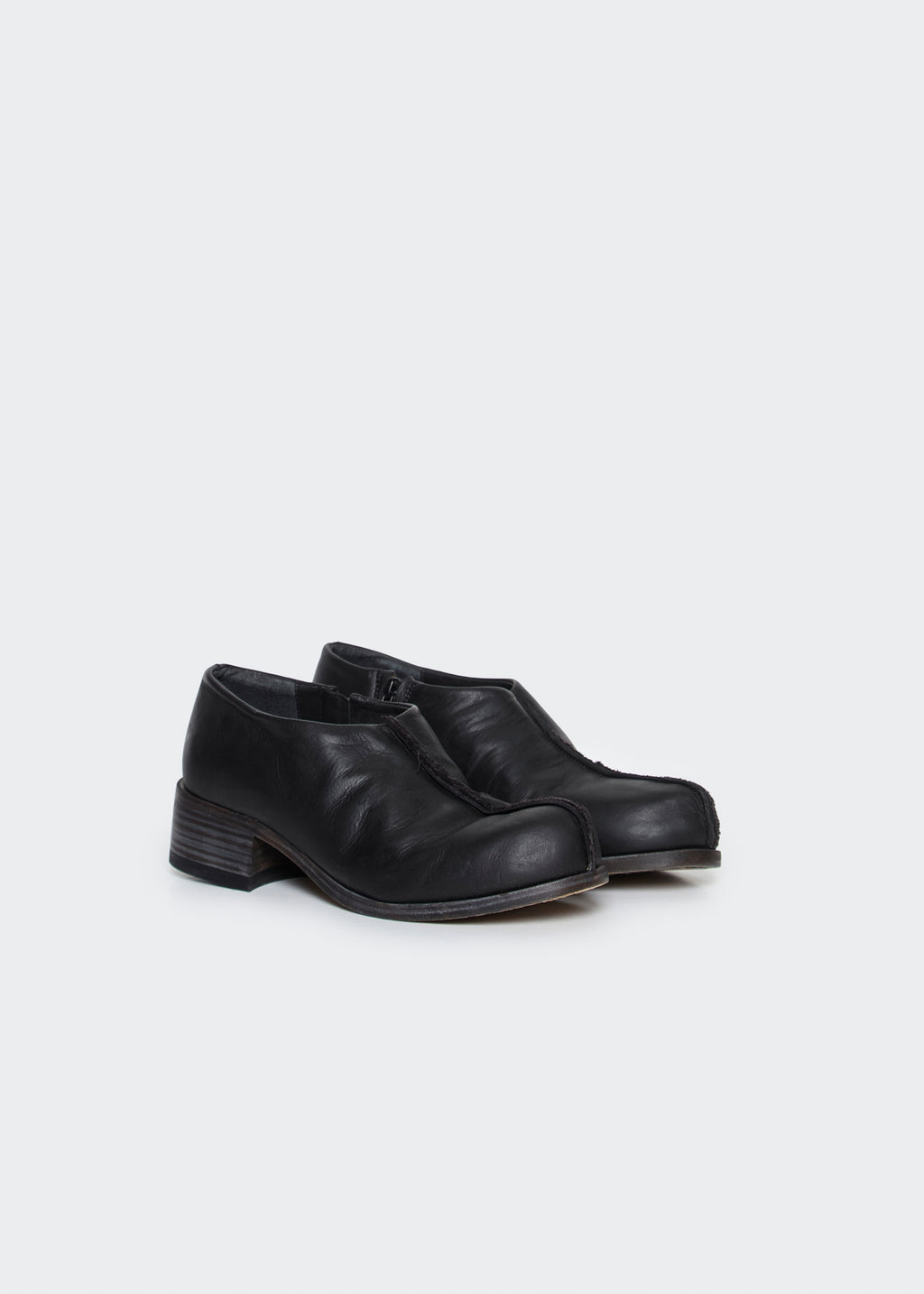 Ripper Zipper Stacked Heel Womens