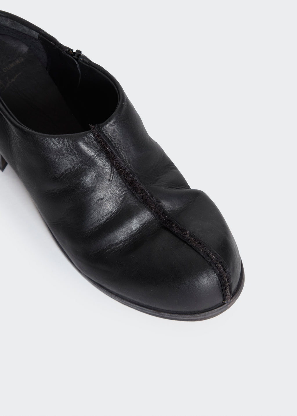 Ripper Zipper Stacked Heel Womens