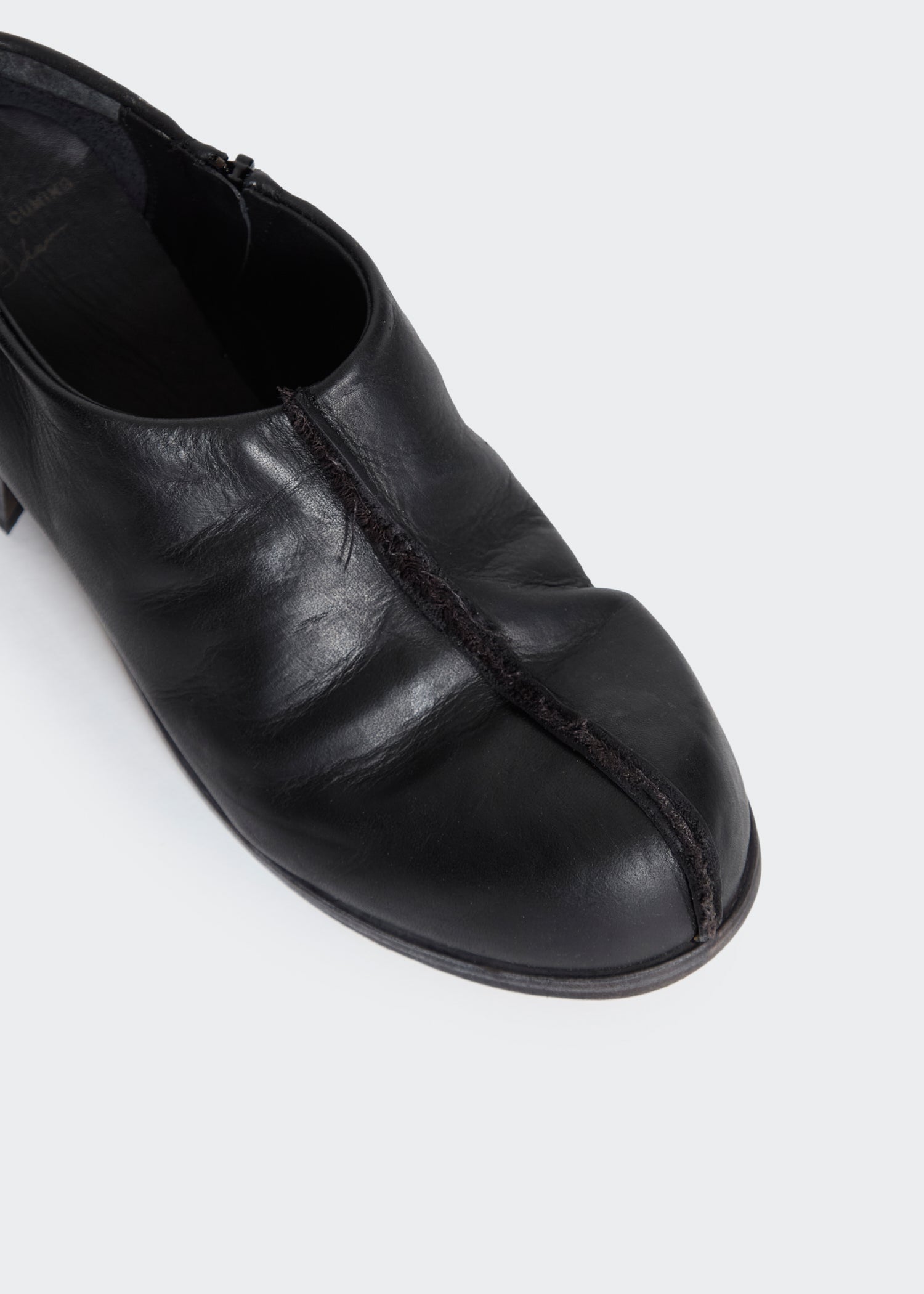 Ripper Zipper Stacked Heel Womens