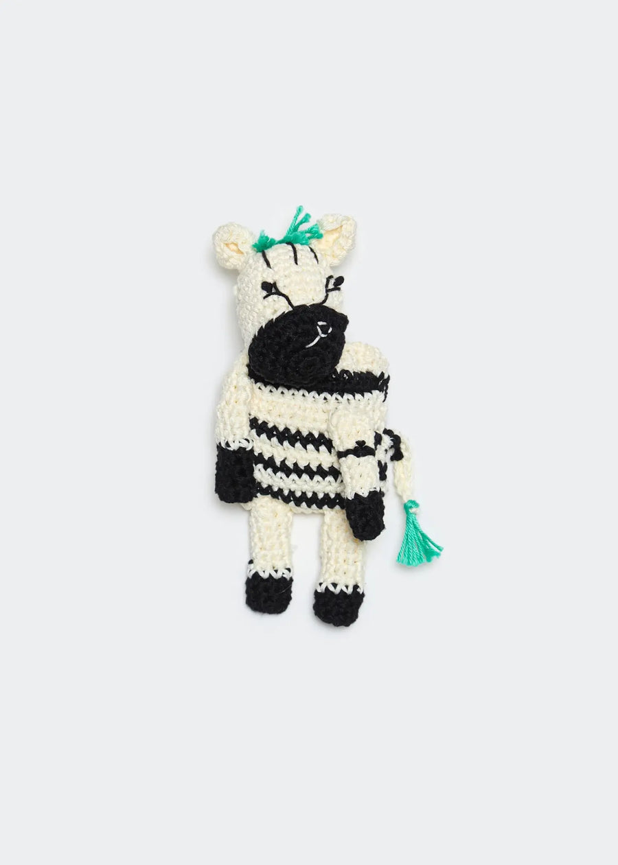 Bo Bardi Zebra Artisinal Brooch - SS27-A57B
