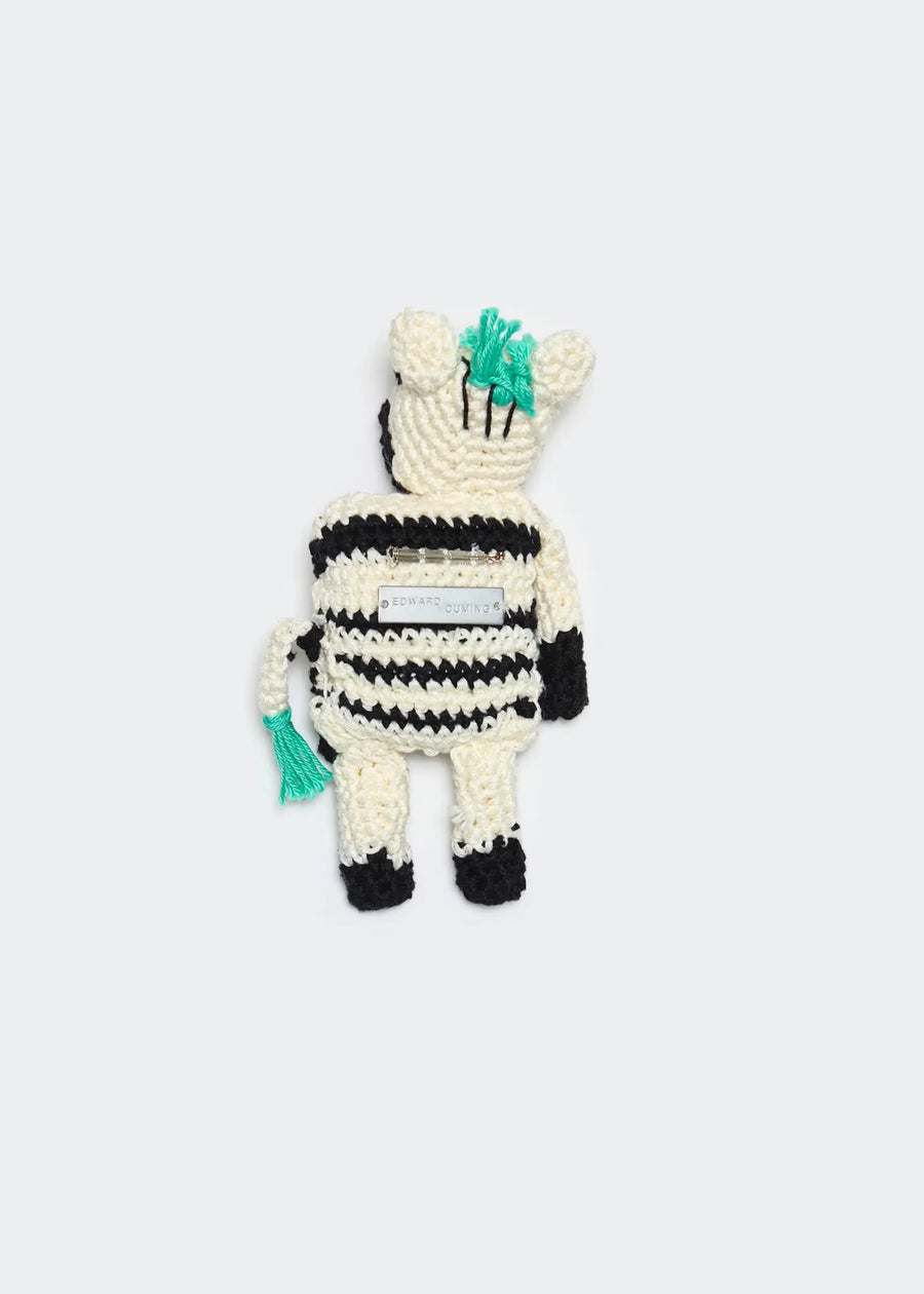 Bo Bardi Zebra Artisinal Brooch - SS27-A57B
