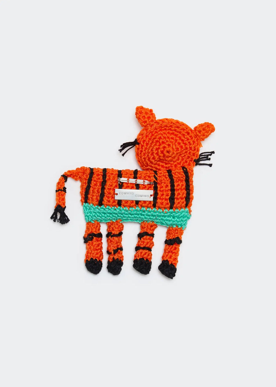 Bo Bardi Tiger Artisinal Brooch - SS27-A57
