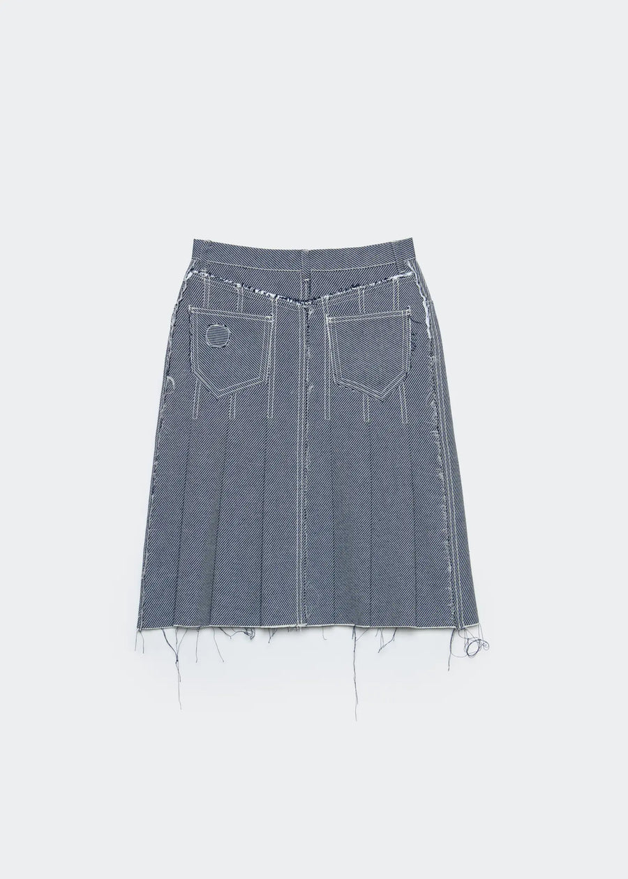 Raw Pleat Around Skirt - SS27-SK42B