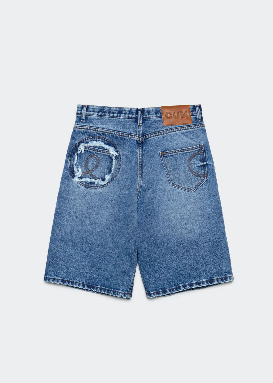 Circle Window Jean Short - SS27-V27